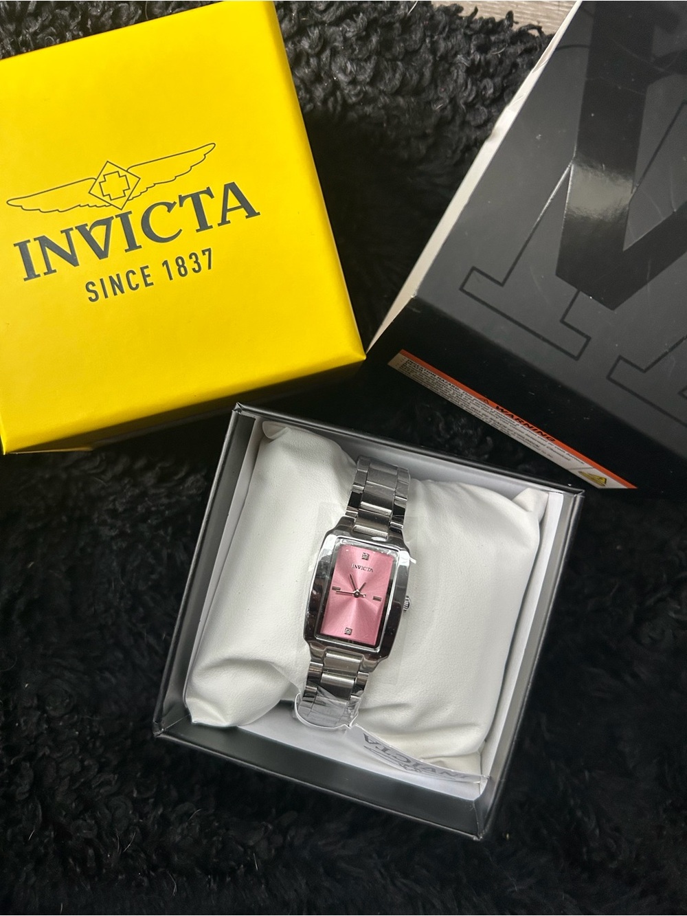 Invicta Women's Silver Bracelet Watch with Pink Dial